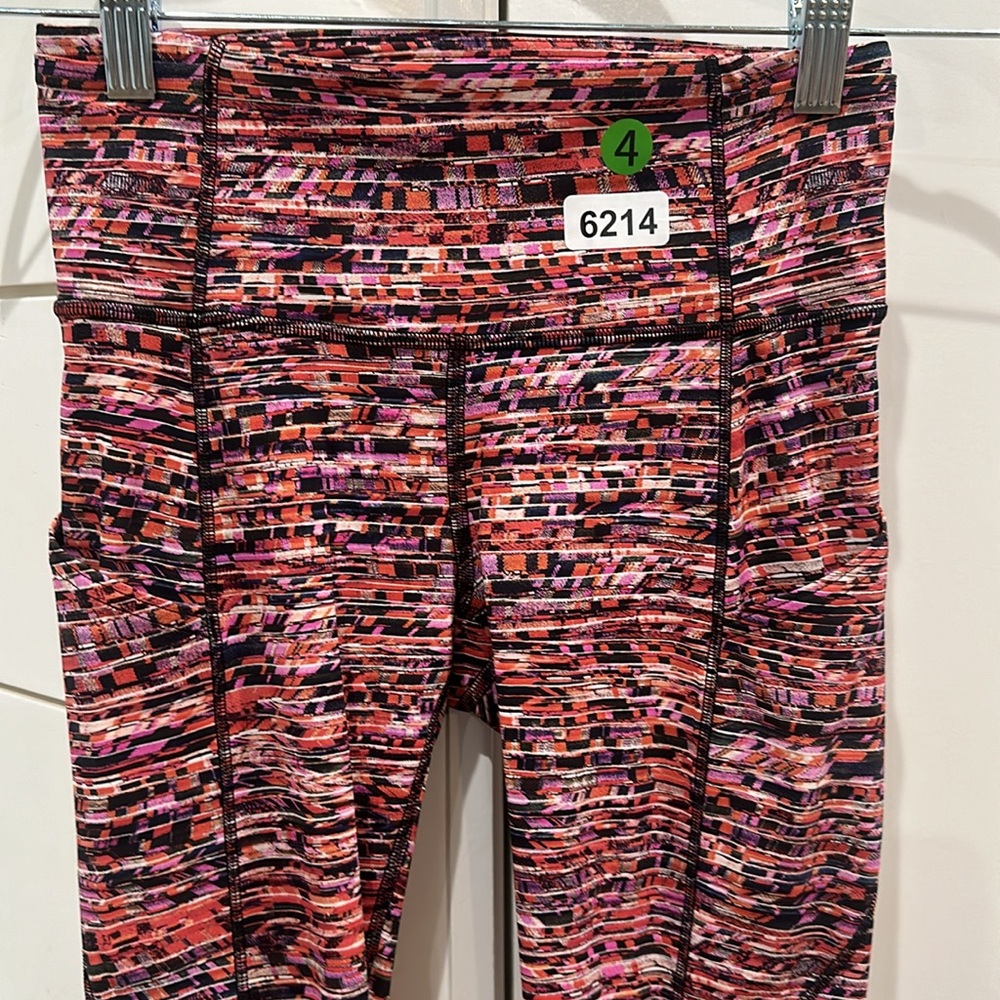 (6214) LULULEMON Fast and Free Tight II 25" *Nulux Sz 4 - Picture 7 of 9